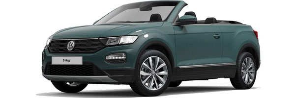 Volkswagen T-Roc Cabrio - Convertible car rental in Paros